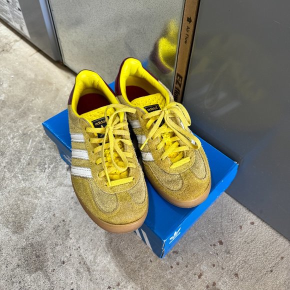 Adidas Gazelle Indoor yellow suede Collegiate sneakers US 5 FR 36 - Picture 4 of 5